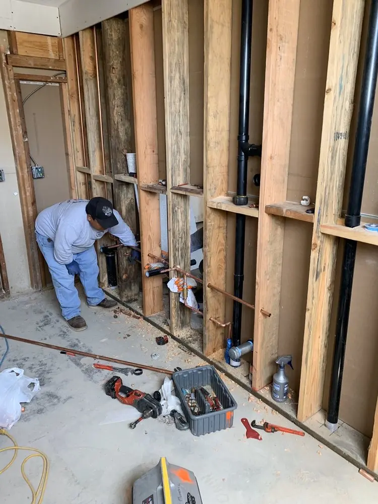 Commercial rough-in plumbing for Gas Line Repair in New Bethel